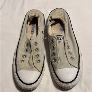 Women’s Converse Sneakers - Cream and White